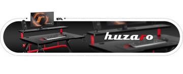 HUZARO Hero 5.0 письменный стол Черный и красный