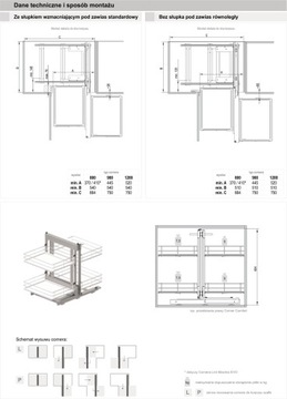REJS Kosz Magic Corner Maxima Classic 100 Lewy GR