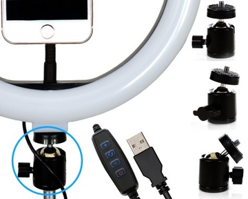 СВЕТОДИОДНАЯ ЛАМПА ШТАТИВ ДЛЯ ТЕЛЕФОНОВ, КАМЕР GoPRO