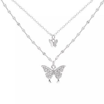 NASZYJNIK CHOKER BUTTERFLY S