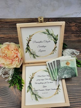 Сувенир крещения- ящик для наличных