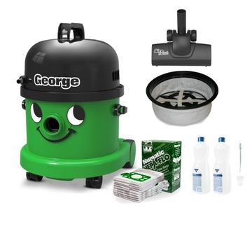 ODKURZACZ PIORĄCY Numatic George GVE370 dla alergików z filtrem i turboszcz