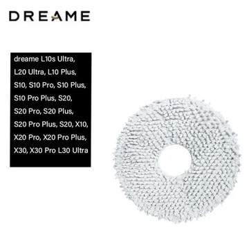 2 тряпки для швабры + монтажный поддон Mop Pad Dreame L10s L20 Ultra Original