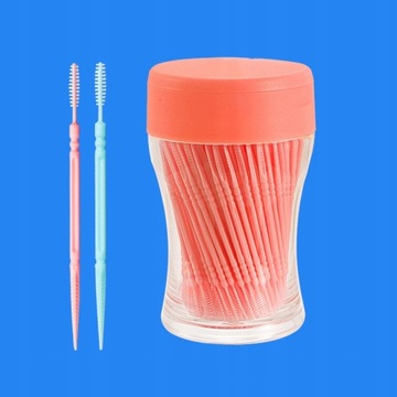 200 шт./бутылка двуглавая зубная щетка