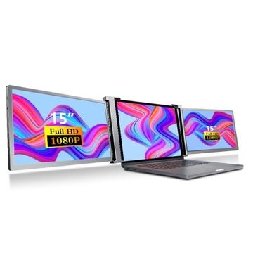 ekran rozszerzenia monitora laptopa dla 15-17 cali