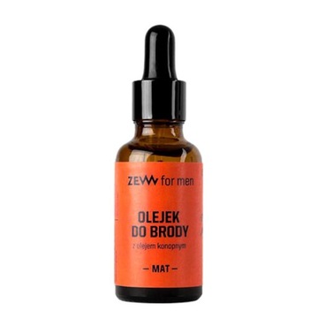 Olejek do brody KONOPNY ZEW for men MATOWY 30ml