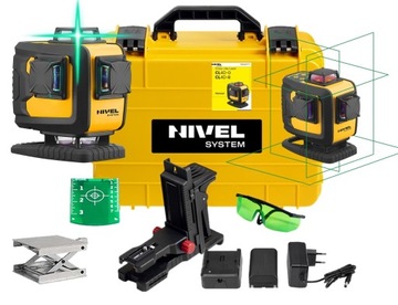 NIVEL SYSTEM CL4D-G 4X360 LASER KRZYŻOWY NIWELATOR