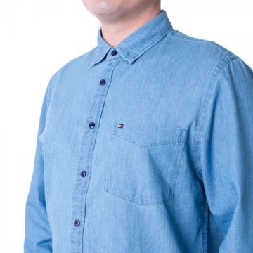Koszula Tommy Hilfiger Organic Cotton Denim Shirt M MW0MWI0956-IAO M
