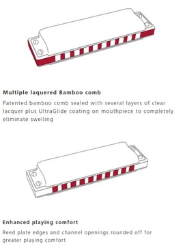 Marine Band Crossover D harmonijka ustna diatoniczna wodoodporna Hohner