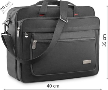Pánska taška cez rameno pre prácu poštárka silná priestranná pre notebook ZAGATTO