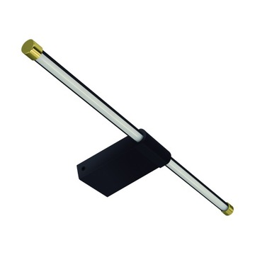 STRUHM Nowoczesny kinkiet łazienkowy nad lustro PASO 12W 50cm glamur czarny