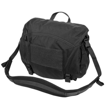 Sportowa Torba na Ramię Podróżna Turystyczna URBAN COURIER BAG Large Czarna