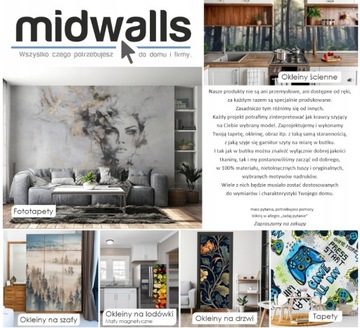 Naklejka Okleina na lodówkę lub Mata magnetyczna lub meble na wymiar