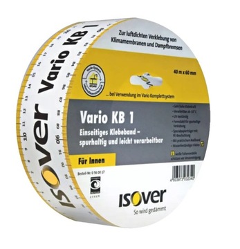 ЛЕНТА ISOVER ДЛЯ ПАРИЗОЛЯЦИОННОЙ ФОЛЬГИ VARIO KB1