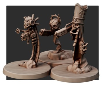 Servo-drones Red Pilgrim Miniatures 28 mm
