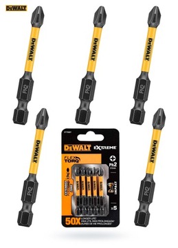 DT7373 Биты ударные DEWALT T40x25mm Torsion 5шт.