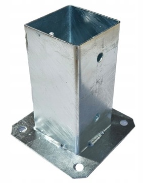 PODSTAWA SŁUPA PRZYKRĘCANA 70x70mm WSPORNIK KOTWA 7x7cm MOCNA GRUBA BLACHA