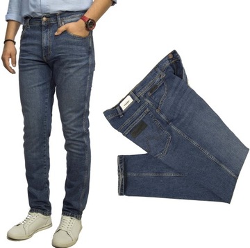 Wrangler Texas Slim Bruised spodnie jeansy W38 L32