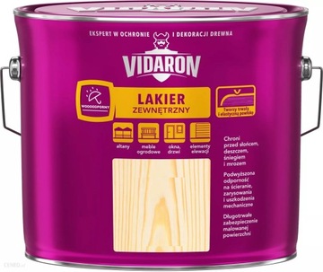 VIDARON LAKIER ZEWNĘTRZNY DO DREWNA 2,5L POŁYSK