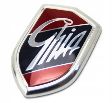 Ford GHIA Emblemat Logo znaczek AlUMINIOWY