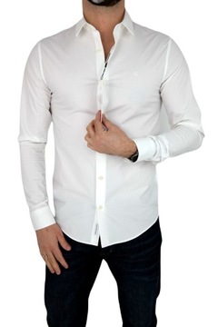 CALVIN KLEIN Koszula męska biała KCK05 M 39/40