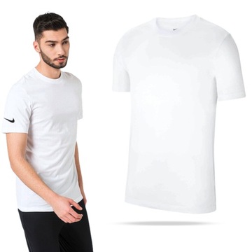 Koszulka Męska Nike Bawełniana Sportowa T-Shirt Biały r. XL
