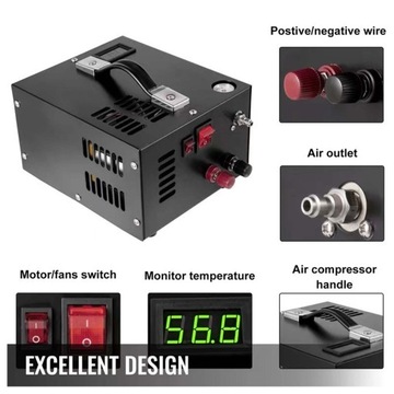 Воздушный насос высокого давления PCP 4500PSI Встроенный