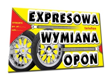 BANER WYMIANA OPON WULKANIZACJA AUTO SERWIS moto