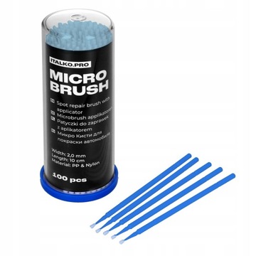 PATYCZKI PĘDZELKI DO ZAPRAWEK Z APLIKATOREM 2MM 100szt