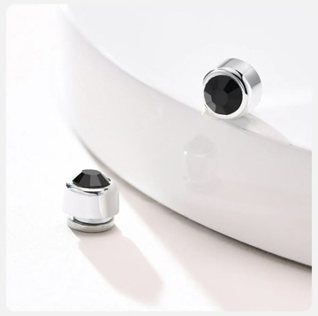 Vnox 1 шт./пара мужские серьги-гвоздики в стиле рок в готическом стиле с одним камнем, анти-