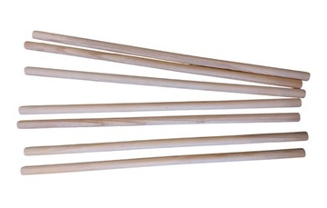 Колышек из ясеня 50 см, диаметр 15 мм, штифт, валик