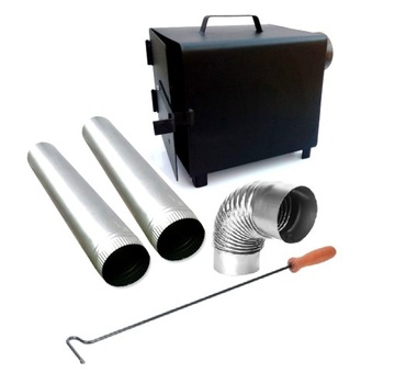 Palenisko metalowe Do Wędzarni Zestaw + Szyber+ Ruszt 20x20x25