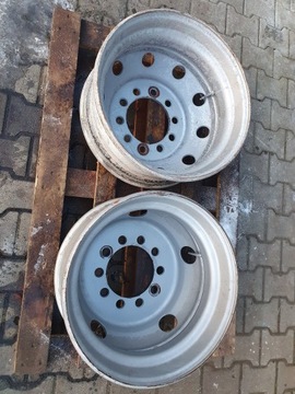 Felga stalowa 19,5 x 7,50 przyczepa 10 otworów