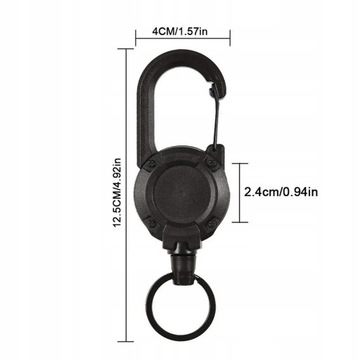 Выдвижной трос, тактический крючок для ключей