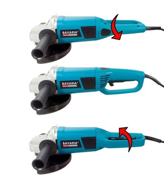 УГЛОВАЯ ШЛИФОВАЛЬНАЯ МАШИНА 230 ММ БОЛЬШАЯ УГЛОВАЯ ШЛИФОВАЛЬНАЯ МАШИНА С МЕДЛЕННЫМ ЗАПУСКОМ 3200 Вт