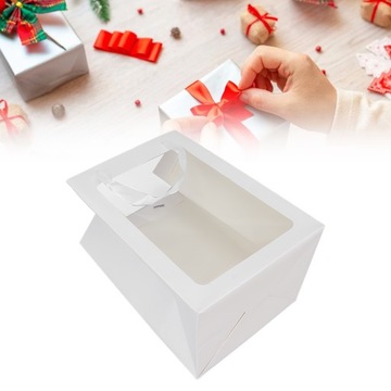 Большой бумажный мешок для конфет с открытым окном, бумажные пакеты для 6А