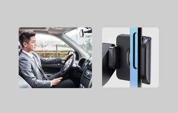 BASEUS UCHWYT DO SAMOCHODU GRAWITACYJNY HOLDER NA TELEFON DO KRATKI NAWIEWU