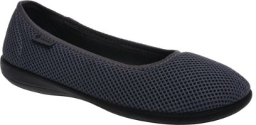 TENISÓWKI BALERINY DAMSKIE WSUWANE grafit 38