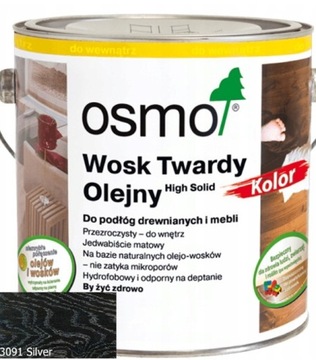Wosk Twardy Olejny Effekt Srebrny OSMO 0,75L 3091