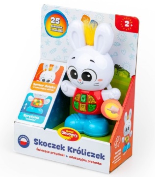 DUMEL TOY JUMPER BUNNY ЗВУЧИТ МЕЛОДИИ ПЕСНЯ 24M+