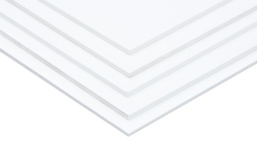 Рекламный щит ПВХ твердый ПВХ 500x500 толщиной 1,5 мм белый