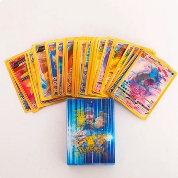 3D КАРТОЧКИ ПОКЕМОН 55 РАЗНОЦВЕТНЫХ ЧАСТЕЙ + БЕСПЛАТНЫЙ АЛЬБОМ