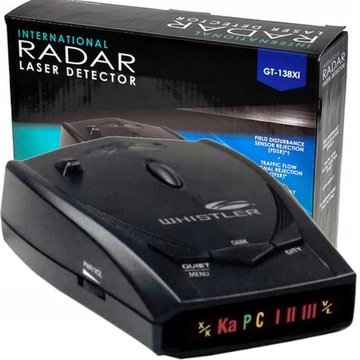 ANTYRADAR WYKRYWACZ FOTORADARÓW WHISTLER GT-138XI