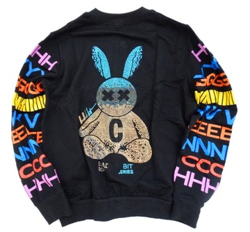 Włoska dresowa bluza rozpinana królik Rabbit S/M