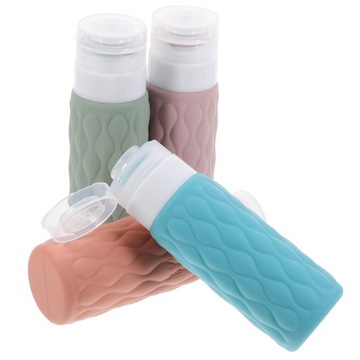 НАБОР СИЛИКОНОВЫХ БУТЫЛОК ДЛЯ ПУТЕШЕСТВИЙ ШАМПУНЬ 100 МЛ