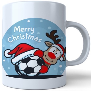 ŚWIĄTECZNY KUBEK 330ml PREZENT ŚWIĘTA POD CHOINKĘ