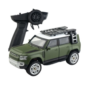 Samochód RC w skali 1:24 i pilot 10 km/H Hobby Model RC 4WD Zielony