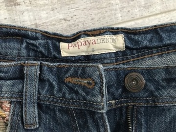 papaya__DŻINSOWE szorty SPODENKI jeans 36