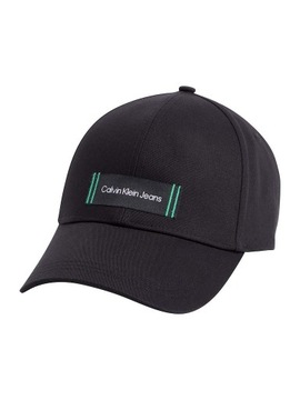 CALVIN KLEIN CZAPKA Z DASZKIEM PARK CULTURE CZARNA