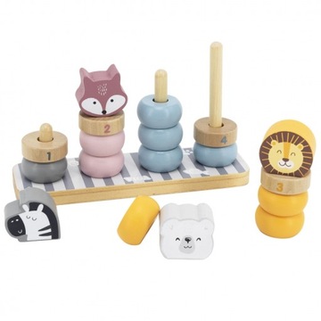 ДЕРЕВЯННЫЙ РАЗВИВАЮЩИЙ ПАЗЛ С ЖИВОТНЫМИ